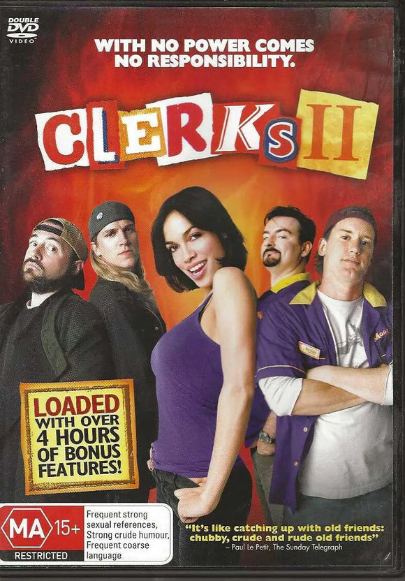 Clerks II (DVD) New & Sealed - Region 4 - All Elite DVDs