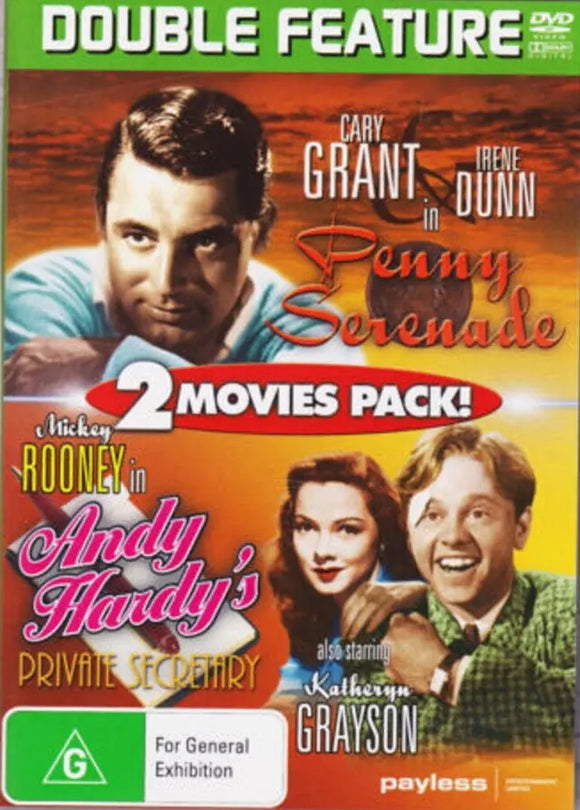 Penny Serenade - Andy Hardy’s Private Secretary (DVD) New & Sealed - Region 4 - All Elite DVDs