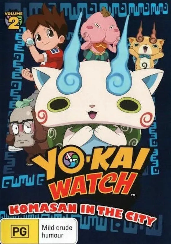 Yo-Kai Watch - Komasan In The City - Volume 2(DVD) New & Sealed - Region 4 - All Elite DVDs