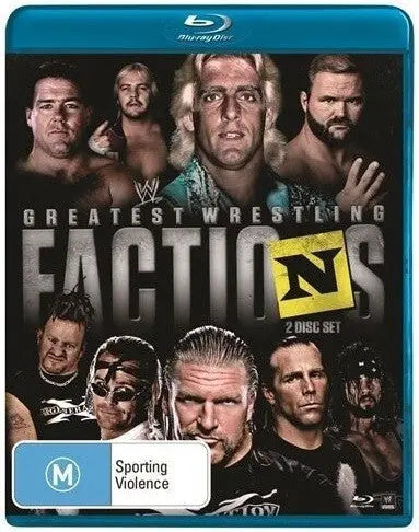 WWE - The Greatest Wrestling Factions (Blu-Ray) New & Sealed - Reg B - All Elite DVDs