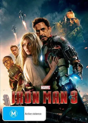 Iron Man 3 (DVD) New & Sealed - Region 4 - All Elite DVDs