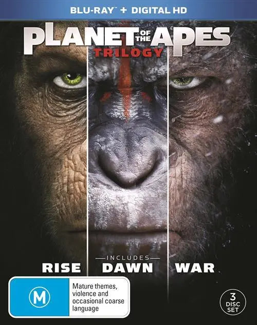 Planet Of The Apes Trilogy (Blu-Ray) Brand New & Sealed - Region B - All Elite DVDs