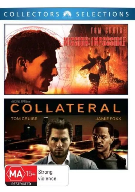 Mission Impossible + Collateral (DVD) Brand New & Sealed - Region 4 - All Elite DVDs