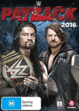 WWE Payback 2016 (DVD) New & Sealed - Region 4 - All Elite DVDs