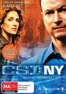 CSI: NY - Season 3 (DVD) New & Sealed - Region 4 - All Elite DVDs