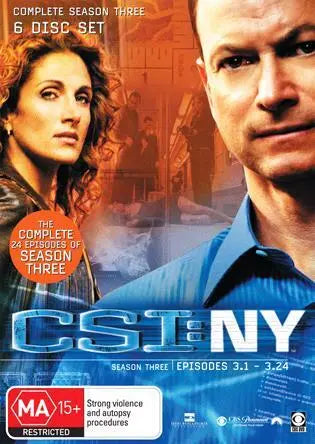 CSI: NY - Season 3 (DVD) New & Sealed - Region 4 - All Elite DVDs