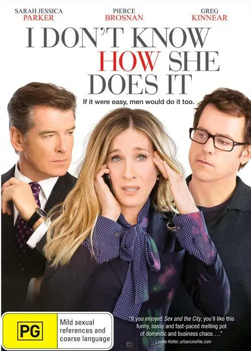 I Don’t Know How She Does It(DVD) New & Sealed - Region 4 - All Elite DVDs
